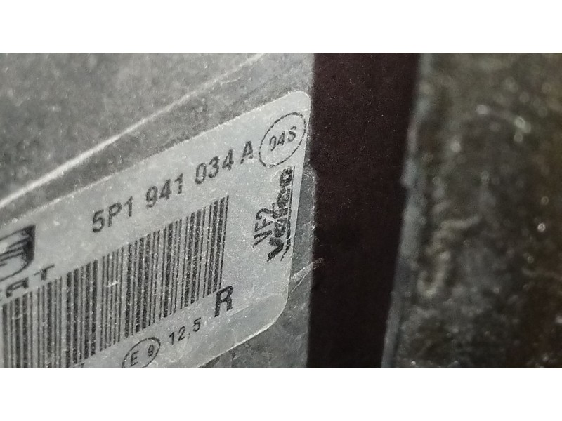 Recambio de faro derecho para seat altea xl (5p5, 5p8) 1.6 tdi referencia OEM IAM 5P1941034A 89320101 