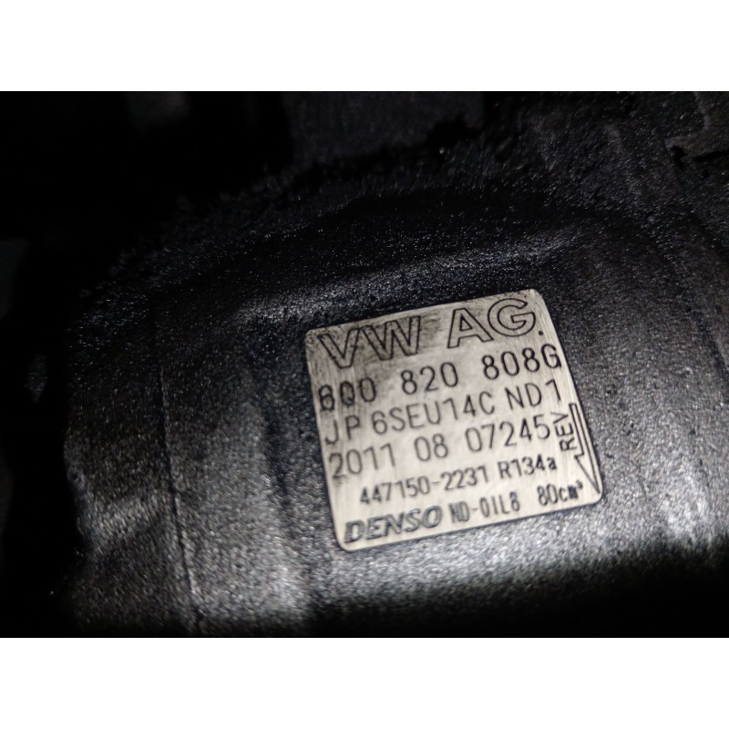 Recambio de compresor aire acondicionado para seat ibiza iv (6j5, 6p1) 1.2 referencia OEM IAM 6Q0820808G 4471502231 