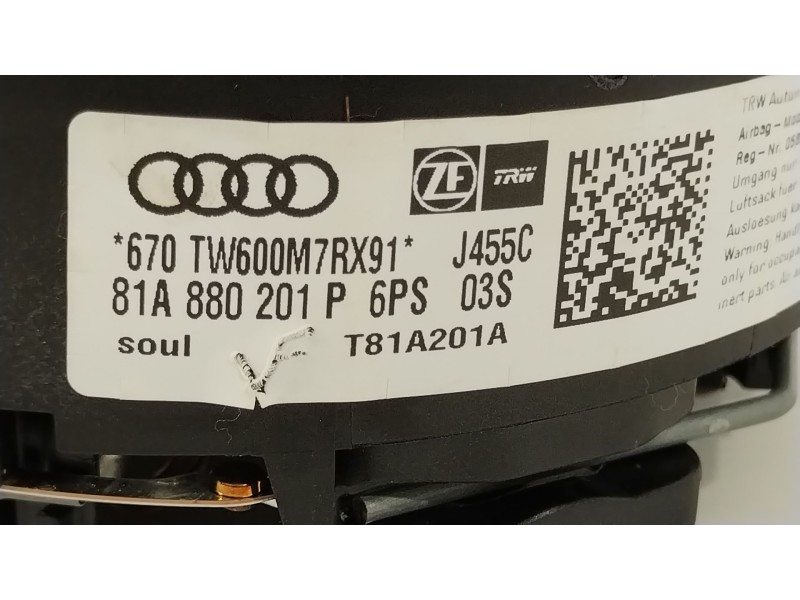 Recambio de airbag delantero izquierdo para audi q2 (gab, gag) 35 tfsi referencia OEM IAM 81A880201P  