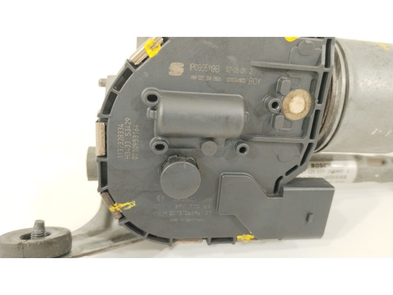 Recambio de motor limpia delantero para seat leon (1p1) 1.9 tdi referencia OEM IAM 1P0955023C 1P0955119B 0390241502