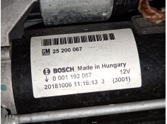 Recambio de motor arranque para opel corsa e (x15) 1.4 (08, 68) referencia OEM IAM 25200067 0001192087 20181006 2