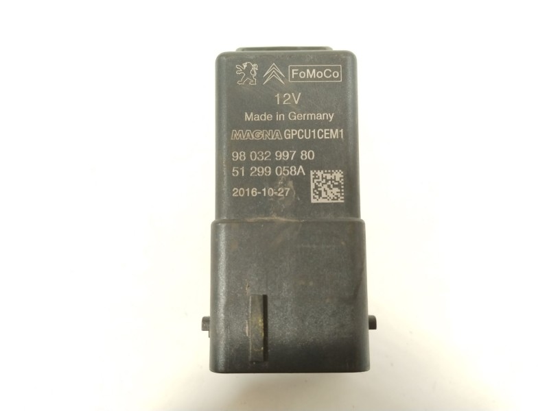 Recambio de caja precalentamiento para citroën jumpy iii furgoneta (v_) 1.6 bluehdi 95 referencia OEM IAM 9803299780  