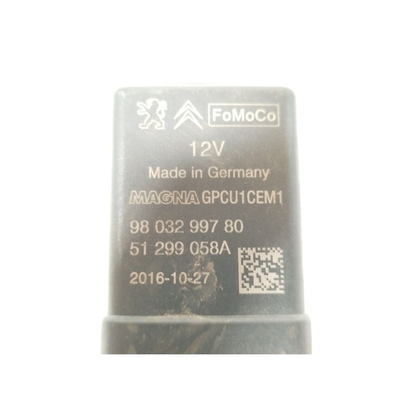 Recambio de caja precalentamiento para citroën jumpy iii furgoneta (v_) 1.6 bluehdi 95 referencia OEM IAM 9803299780  
