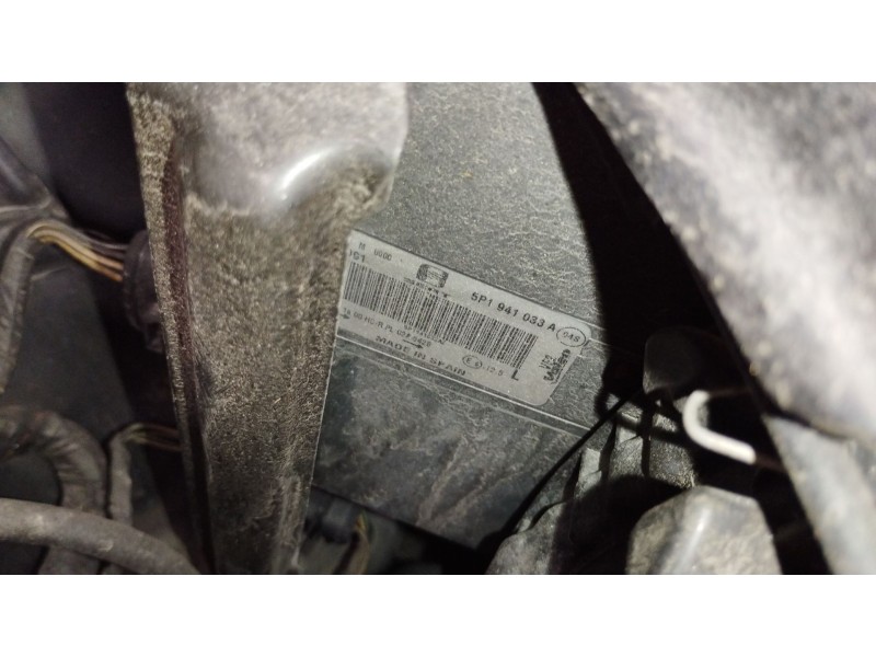Recambio de faro izquierdo para seat altea xl (5p5, 5p8) 1.6 tdi referencia OEM IAM 5P1941033A 89320001 