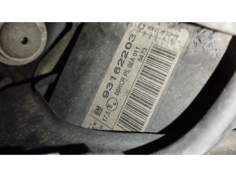 Recambio de faro izquierdo para opel tigra twintop (x04) 1.3 cdti (r97) referencia OEM IAM 93162203  