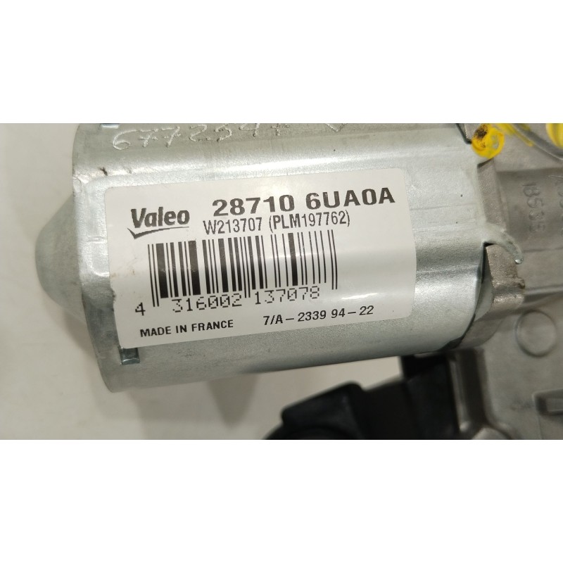 Recambio de motor limpia trasero para nissan qashqai iii (j12) 1.3 dig-t referencia OEM IAM 287106UA0A  
