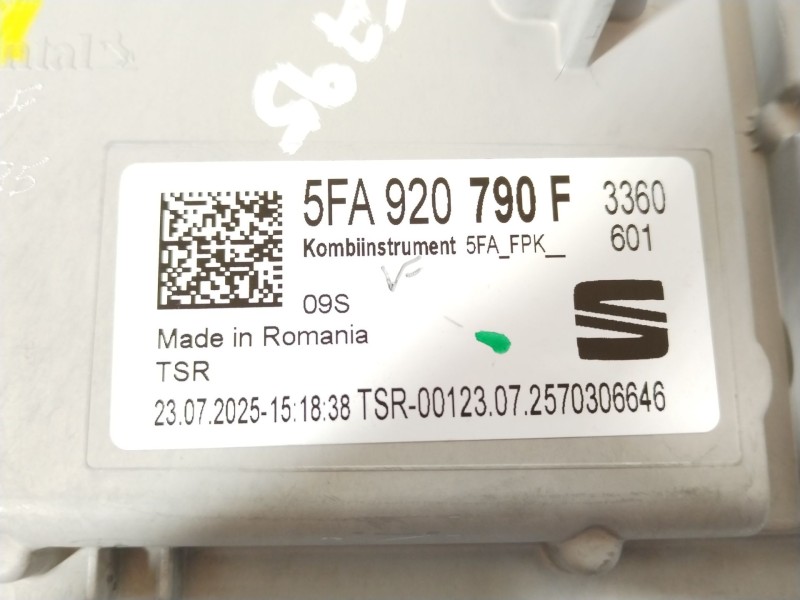 Recambio de cuadro instrumentos para cupra leon (kl1, ku1, kug) 2.0 tsi referencia OEM IAM 5FA920790F  