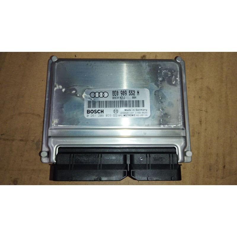 Recambio de centralita motor uce para audi a4 b6 descapotable (8h7) 2.4 referencia OEM IAM 8E0909552N 0261208039 