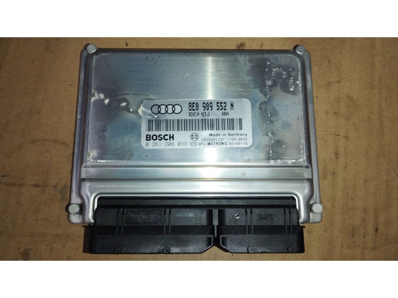 Recambio de centralita motor uce para audi a4 b6 descapotable (8h7) 2.4 referencia OEM IAM 8E0909552N 0261208039 