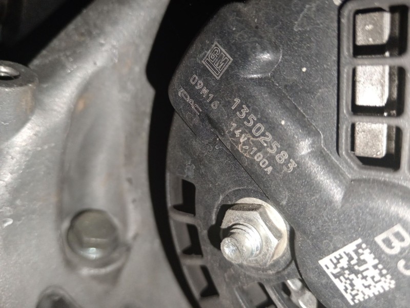 Recambio de alternador para opel astra j (p10) 2.0 cdti (68) referencia OEM IAM 13502583  