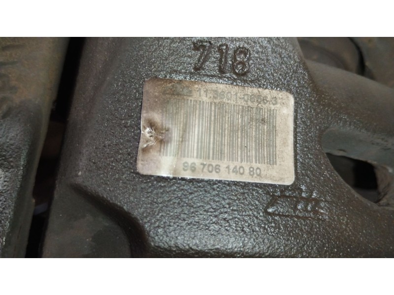 Recambio de pinza freno delantera derecha para peugeot partner furgoneta/monovolumen 1.6 hdi referencia OEM IAM 9670614080  