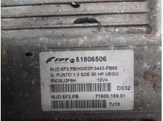 Recambio de centralita motor uce para fiat punto evo (199_) 1.3 d multijet (199axd1b, 199axd1a, 199bxd1b, 199bxd1a,... referenci 2