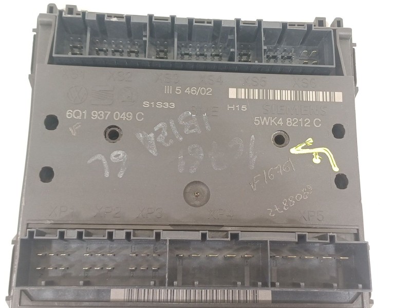 Recambio de modulo electronico para seat ibiza iii (6l1) 1.9 tdi referencia OEM IAM 6Q1937049C 5WK48212C 