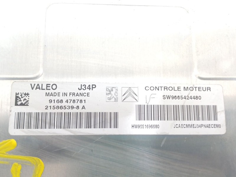 Recambio de centralita motor uce para citroën c2 (jm_) 1.4 referencia OEM IAM 9665424480 9651696680 9168478781