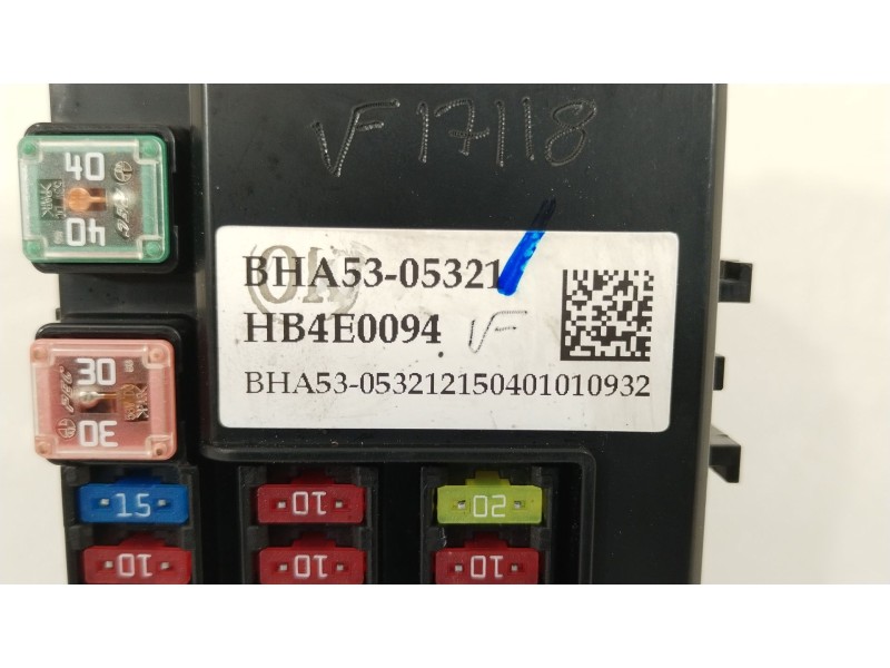 Recambio de caja reles / fusibles para hyundai i10 ii (ba, ia) 1.0 referencia OEM IAM BHA5305321 HB4E0094 