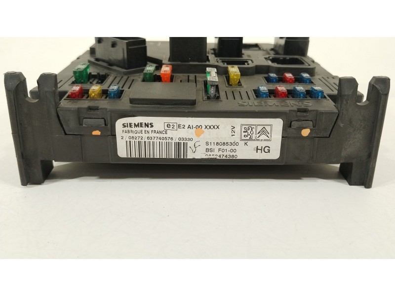 Recambio de caja reles / fusibles para citroën c2 (jm_) 1.6 referencia OEM IAM 9652474380 S118085300K BSIF0100