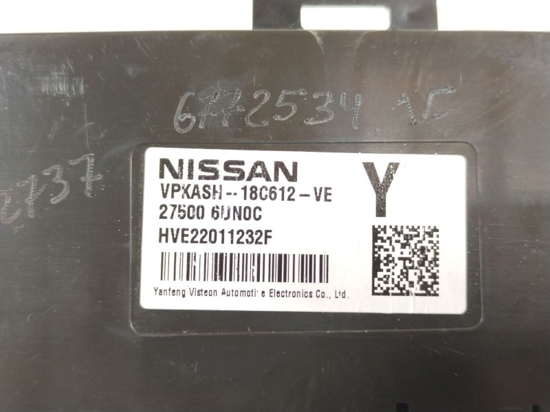 Recambio de mando climatizador para nissan qashqai iii (j12) 1.3 dig-t referencia OEM IAM 275006UN0C  