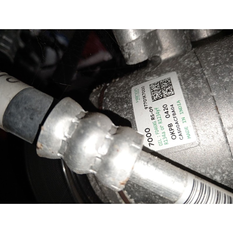 Recambio de compresor aire acondicionado para hyundai i10 iii (ac3, ai3) 1.0 mpi referencia OEM IAM 97701K7000  