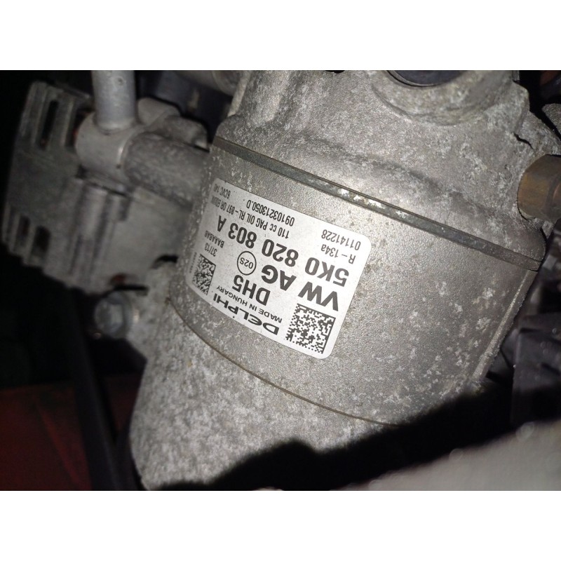 Recambio de compresor aire acondicionado para seat ibiza iv (6j5, 6p1) 1.6 tdi referencia OEM IAM 5K0820803A  