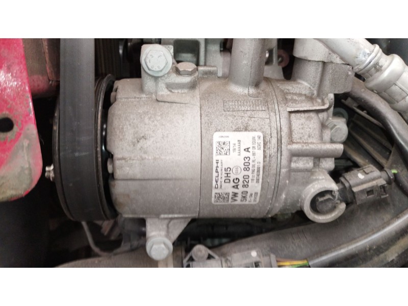 Recambio de compresor aire acondicionado para seat ibiza iv (6j5, 6p1) 1.6 tdi referencia OEM IAM 5K0820803A  