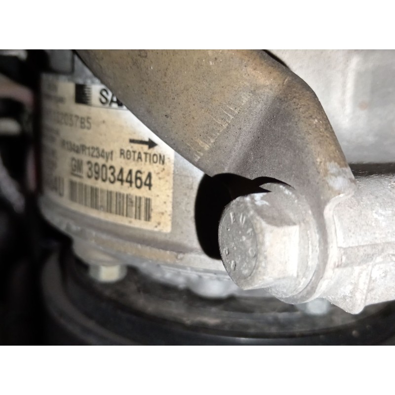 Recambio de compresor aire acondicionado para opel astra k (b16) 1.6 cdti (68) referencia OEM IAM 39034464  