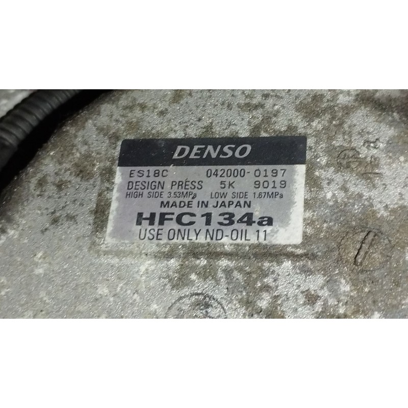 Recambio de compresor aire acondicionado para toyota prius liftback (_w2_) 1.5 hybrid (nhw20_) referencia OEM IAM 420000197  