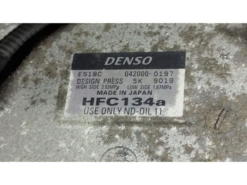 Recambio de compresor aire acondicionado para toyota prius liftback (_w2_) 1.5 hybrid (nhw20_) referencia OEM IAM 420000197  