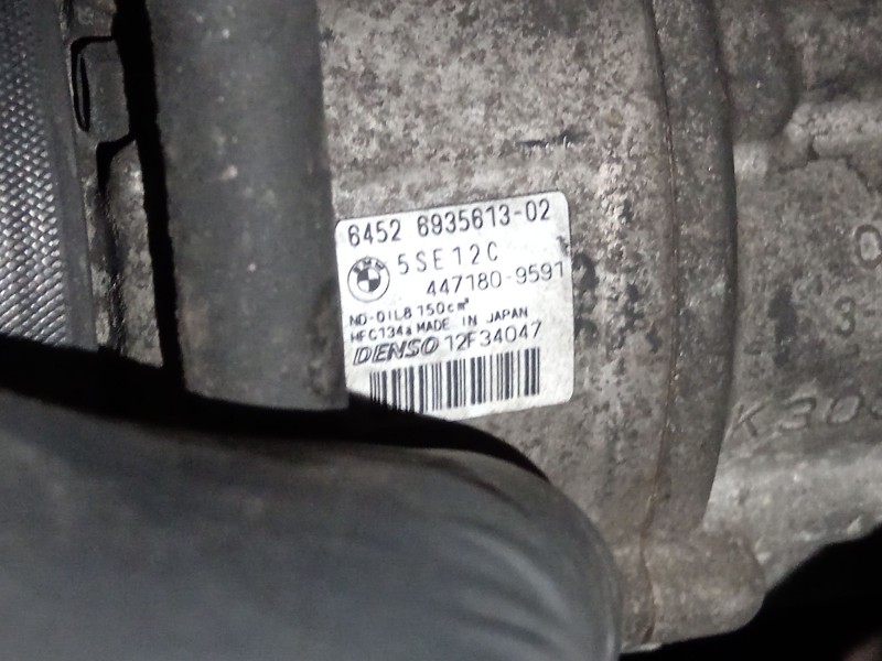 Recambio de compresor aire acondicionado para bmw 1 (e87) 118 d referencia OEM IAM 64526935613 4471809591 6452693561302