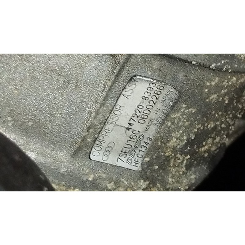 Recambio de compresor aire acondicionado para audi a4 b6 descapotable (8h7) 2.4 referencia OEM IAM 4472208393 7SEU16C 