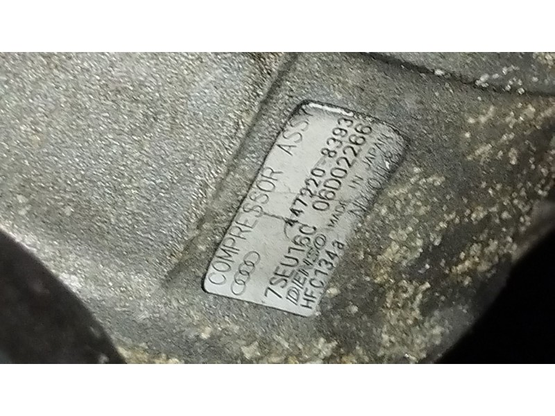 Recambio de compresor aire acondicionado para audi a4 b6 descapotable (8h7) 2.4 referencia OEM IAM 4472208393 7SEU16C 