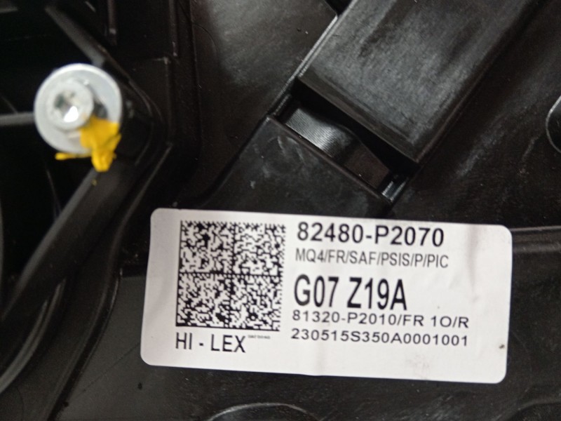 Recambio de elevalunas delantero derecho para kia sorento () referencia OEM IAM 82480P2070 82460P2010 