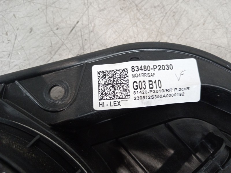 Recambio de elevalunas trasero derecho para kia sorento () referencia OEM IAM 83480P2030 83460P2010 