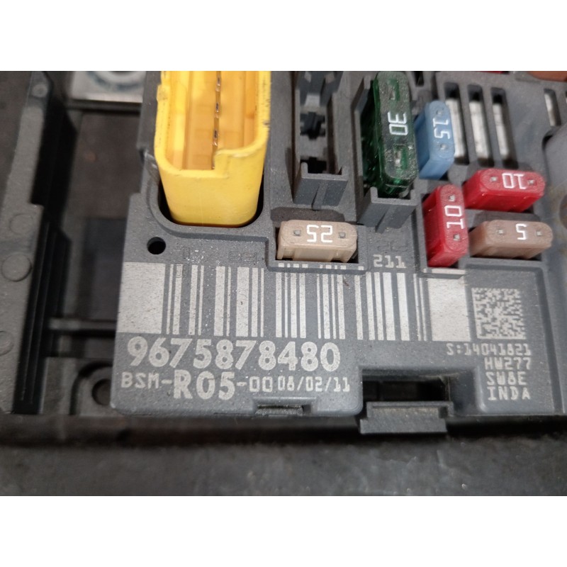 Recambio de caja reles / fusibles para peugeot 308 i (4a_, 4c_) 1.6 hdi referencia OEM IAM 9675878480  