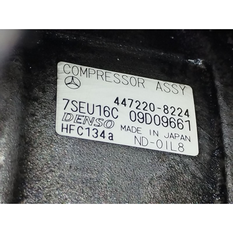 Recambio de compresor aire acondicionado para mercedes-benz clk (c209) clk 240 (209.361) referencia OEM IAM 4472208224  
