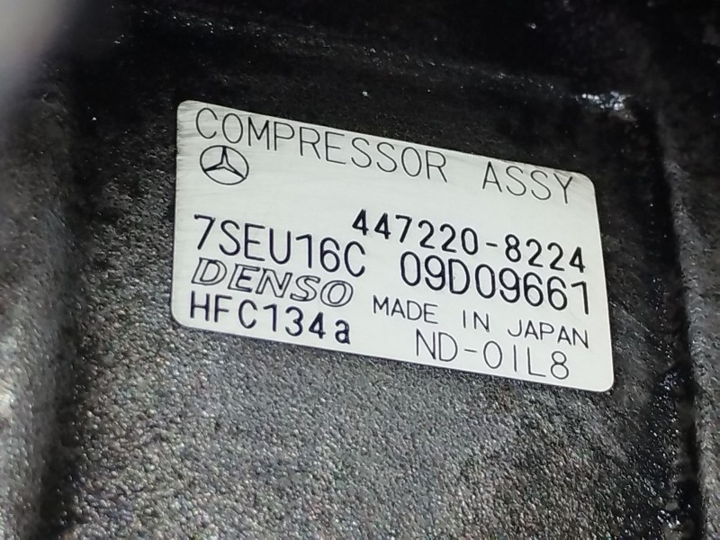 Recambio de compresor aire acondicionado para mercedes-benz clk (c209) clk 240 (209.361) referencia OEM IAM 4472208224  