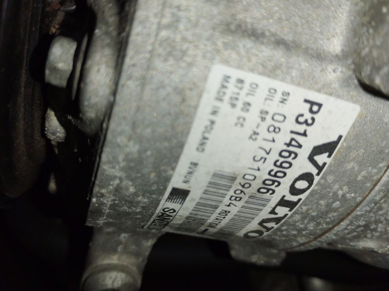Recambio de compresor aire acondicionado para volvo s90 lim. inscription referencia OEM IAM 31469966  