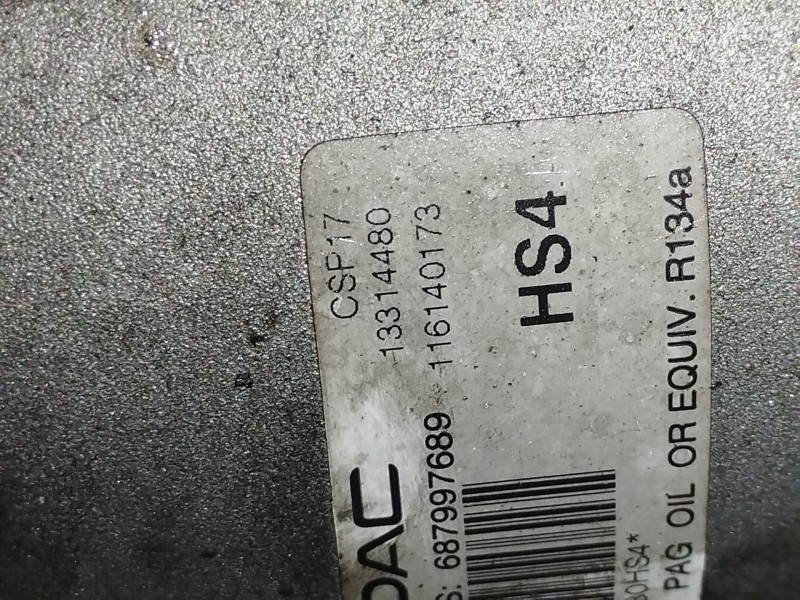 Recambio de compresor aire acondicionado para chevrolet orlando lt referencia OEM IAM 13314480  