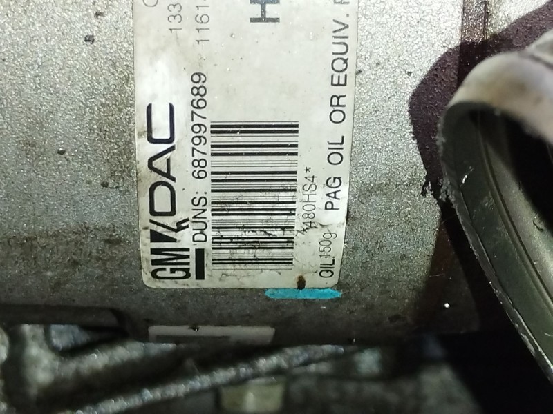 Recambio de compresor aire acondicionado para chevrolet orlando lt referencia OEM IAM 13314480  