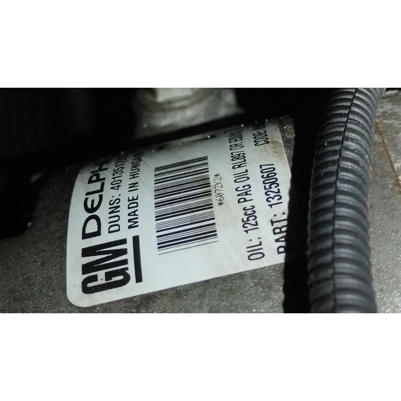 Recambio de compresor aire acondicionado para opel astra j (p10) 2.0 cdti (68) referencia OEM IAM 13250607  