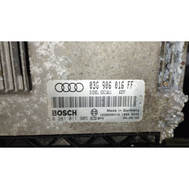 Recambio de centralita motor uce para audi a3 (8p1) 2.0 tdi 16v referencia OEM IAM 03G906016FF 0281011905 