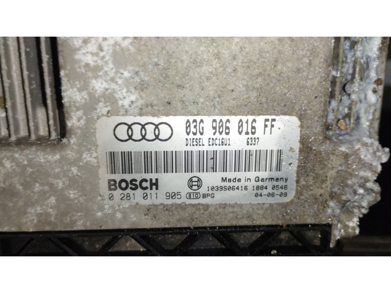 Recambio de centralita motor uce para audi a3 (8p1) 2.0 tdi 16v referencia OEM IAM 03G906016FF 0281011905 