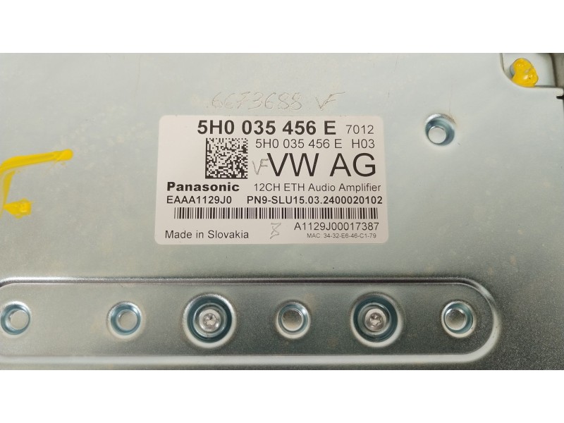 Recambio de amplificador para cupra tavascan tavascan referencia OEM IAM 5H0035456E  