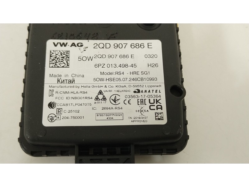 Recambio de sensor para cupra tavascan tavascan referencia OEM IAM 2QD907686E  