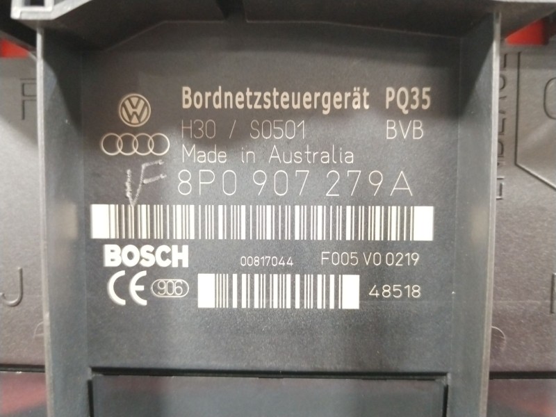 Recambio de caja reles / fusibles para audi a3 (8p1) 2.0 tdi 16v referencia OEM IAM 8P0907279A F005V00219 