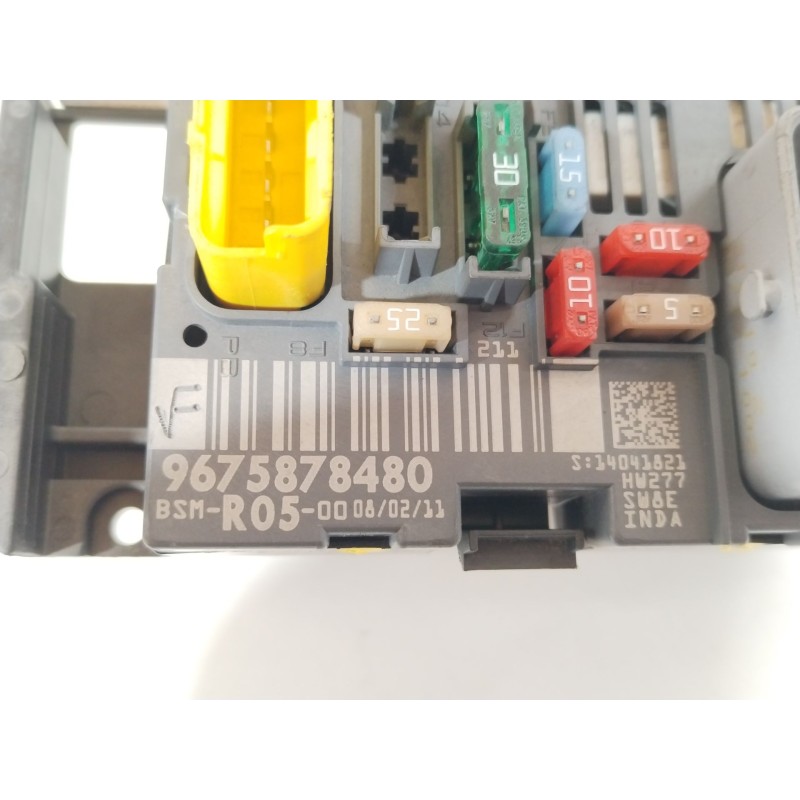 Recambio de caja reles / fusibles para peugeot 308 i (4a_, 4c_) 1.6 hdi referencia OEM IAM 9675878480 BSMR0500 