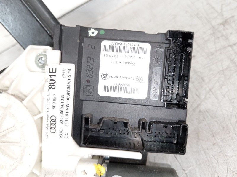 Recambio de elevalunas delantero izquierdo para audi a3 sportback (8pa) 2.0 tdi referencia OEM IAM 8P3837461C 8P0959801E 