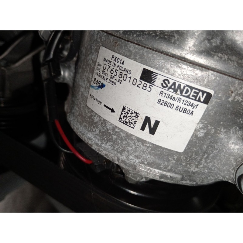 Recambio de compresor aire acondicionado para nissan qashqai iii (j12) 1.3 dig-t referencia OEM IAM 926006UB0A  