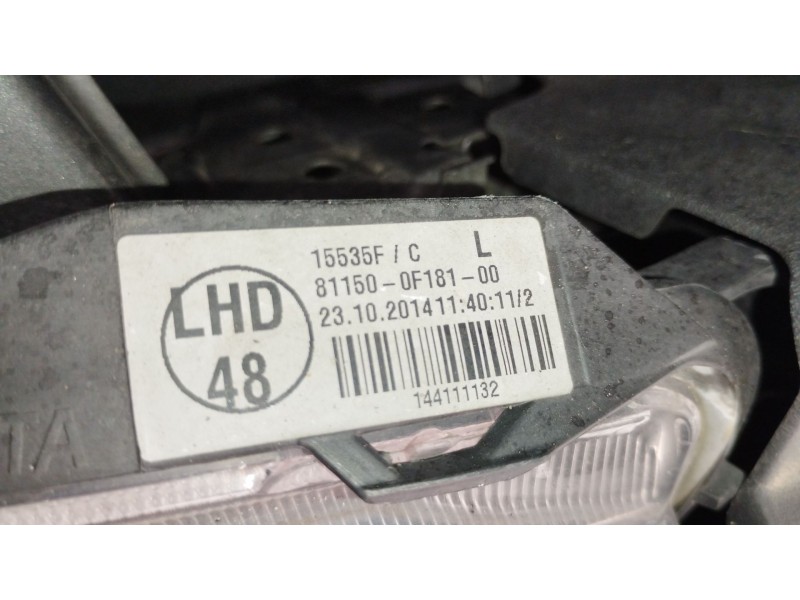 Recambio de faro izquierdo para toyota verso (_r2_) 1.6 d4-d (war20_) referencia OEM IAM 811500F181 811500F18100 