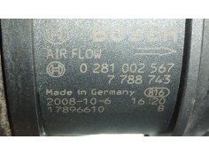 Recambio de caudalimetro para bmw 1 (e87) 120 d referencia OEM IAM 7788743 0281002567 17896610 2