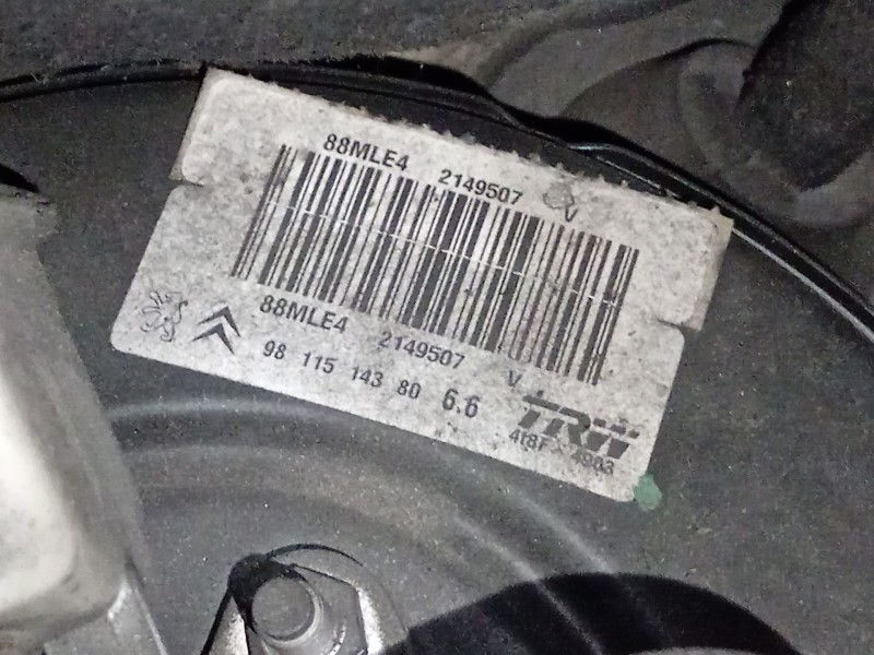 Recambio de servofreno para citroën c-elysee (dd_) 1.5 bluehdi 100 referencia OEM IAM 9811514380  
